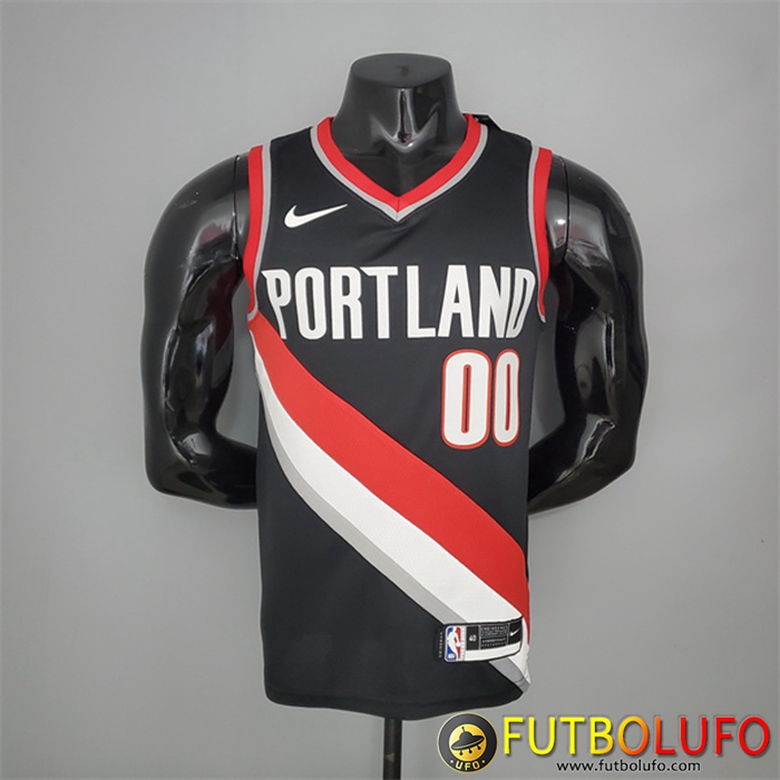 Camisetas Portland Trail Blazers (Anthony #00) 2021 Primera Negro