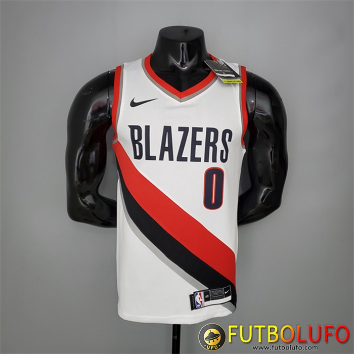 Camisetas Portland Trail Blazers (Lillard #0) 2021 Primera Negro