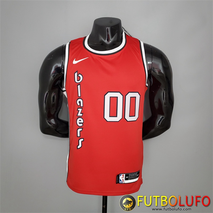 Camisetas Portland Trail Blazers (Anthony #00) Retro Rojo
