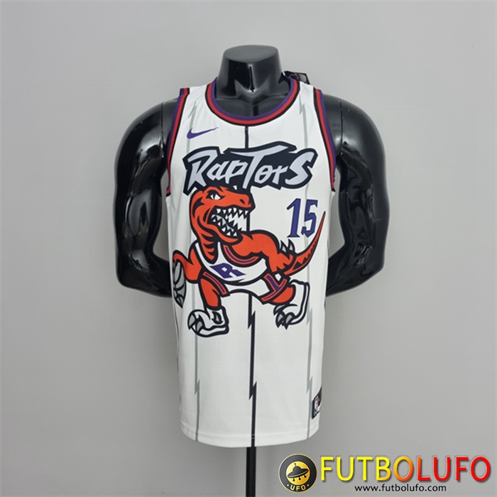 Camisetas Toronto Raptors (Carter #15) Blanco