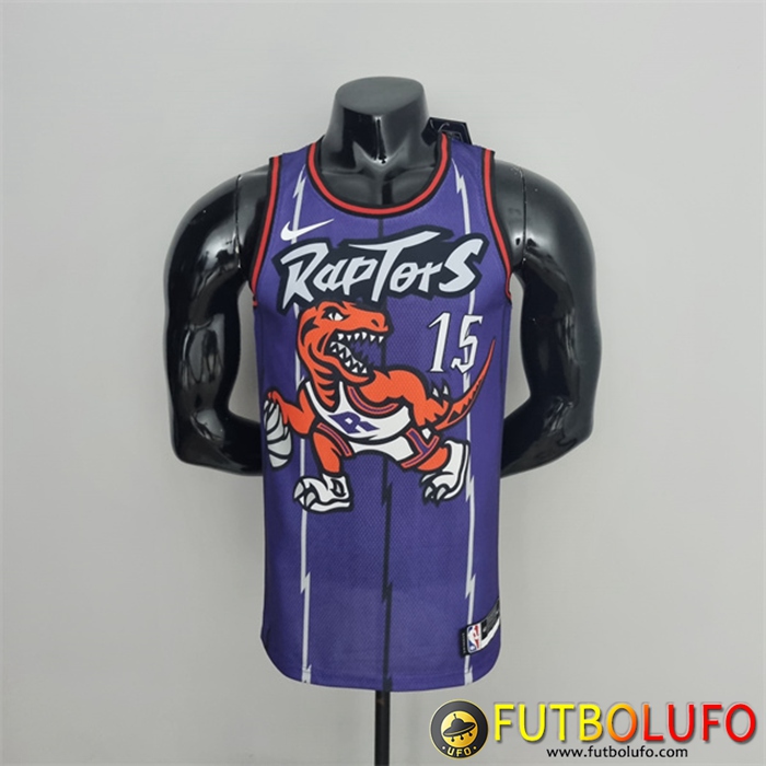 Camisetas Toronto Raptors (Carter #15) Púrpura