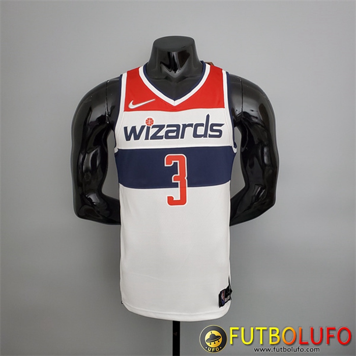 Camisetas Washington Wizards (Beal#3) Negro/Rojo/Blanco 75th Anniversary