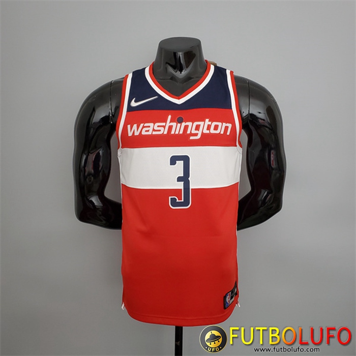 Camisetas Washington Wizards (Beal #3) Rojo/Blanco/Azul 75th Anniversary