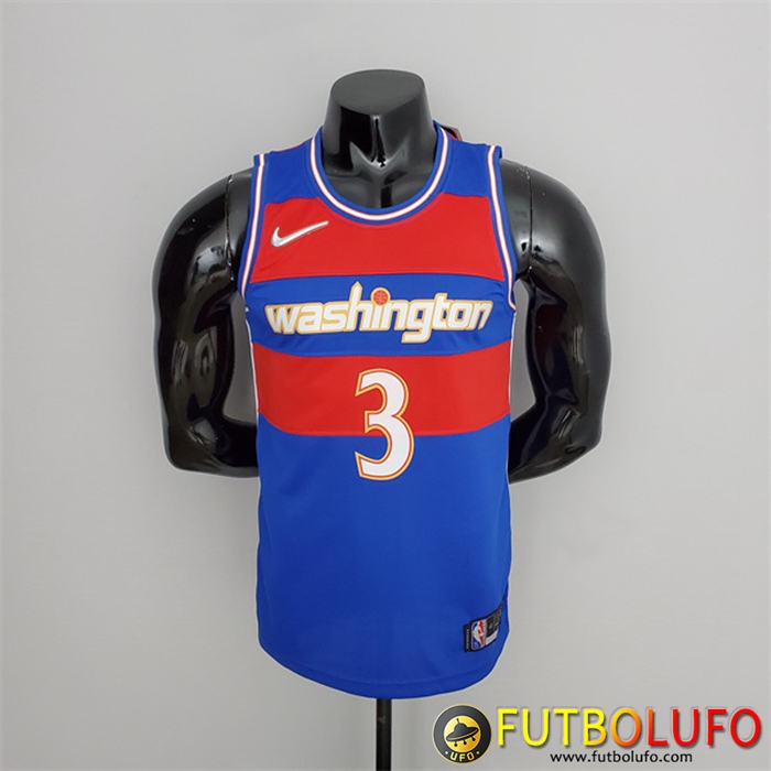 Camisetas Washington Wizards (Beal #3) 2022 Azul/Rojo Talent City Edition