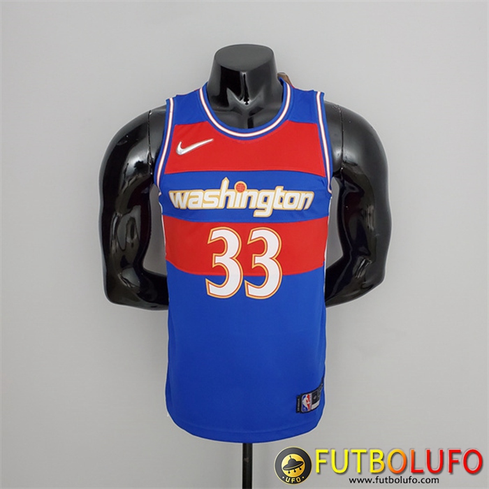 Camisetas Washington Wizards (Kuzma #33) 2022 Azul/Rojo Talent City Edition