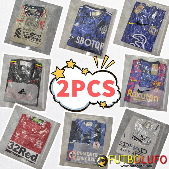 Camisetas De Futbol No Numbers - Enviado Al Azar 2PCS
