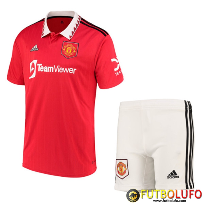 Camisetas De Futbol Manchester United Primera + Cortos 2022/2023