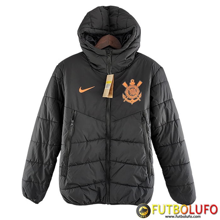 Chaqueta De Plumas Corinthians Negro 2022/2023