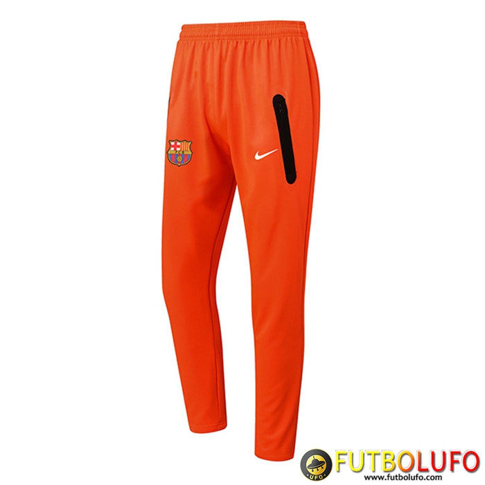Pantalon Entrenamiento FC Barcelona Naranja 2022/2023
