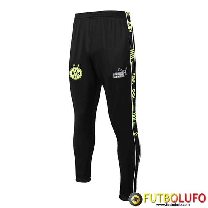 Pantalon Entrenamiento Dortmund Negro/Amarillo 2022/2023
