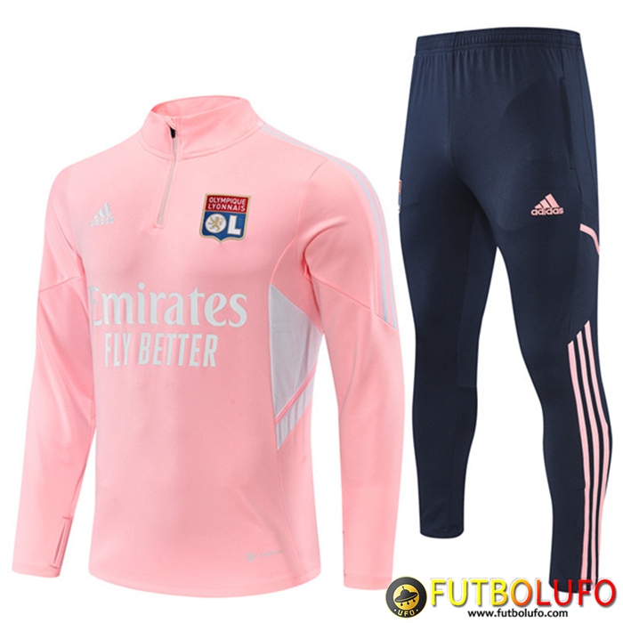 Chandal Equipos De Futbol Lyon Rosa 2022/2023