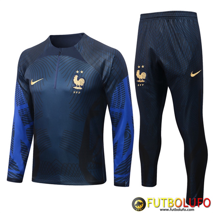 Chandal Equipos De Futbol Francia Pattern Azul marino 2022/2023