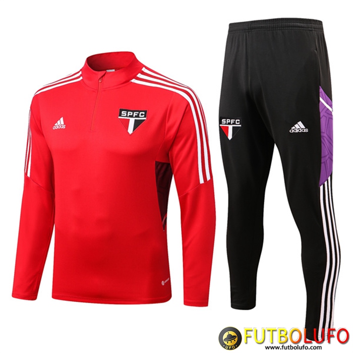 Chandal Equipos De Futbol Sao Paulo FC Rojo 2022/2023