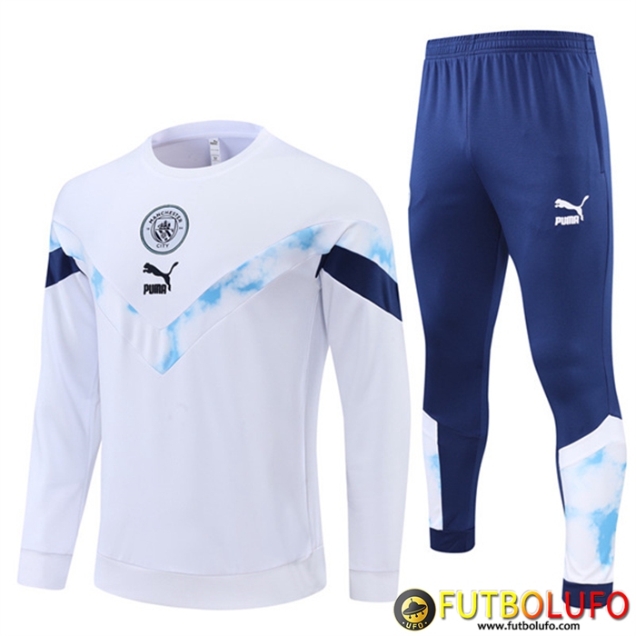 Chandal Equipos De Futbol Manchester City Blanco 2022/2023