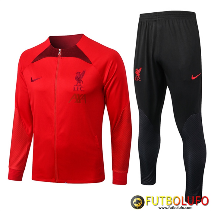 Chandal Equipos De Futbol - Chaqueta FC Liverpool Rojo 2022/2023