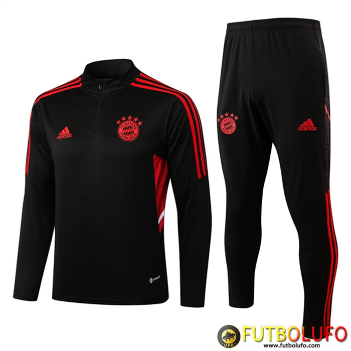 Chandal Equipos De Futbol Bayern Munich Negro/Rojo 2022/2023