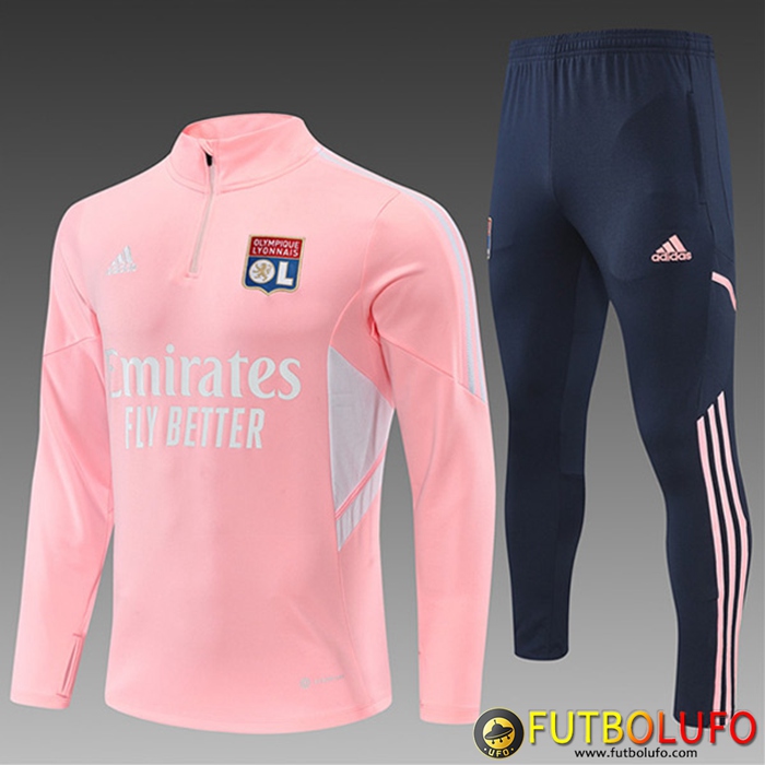 Chandal Equipos De Futbol Lyon Ninos Rosa 2022/2023