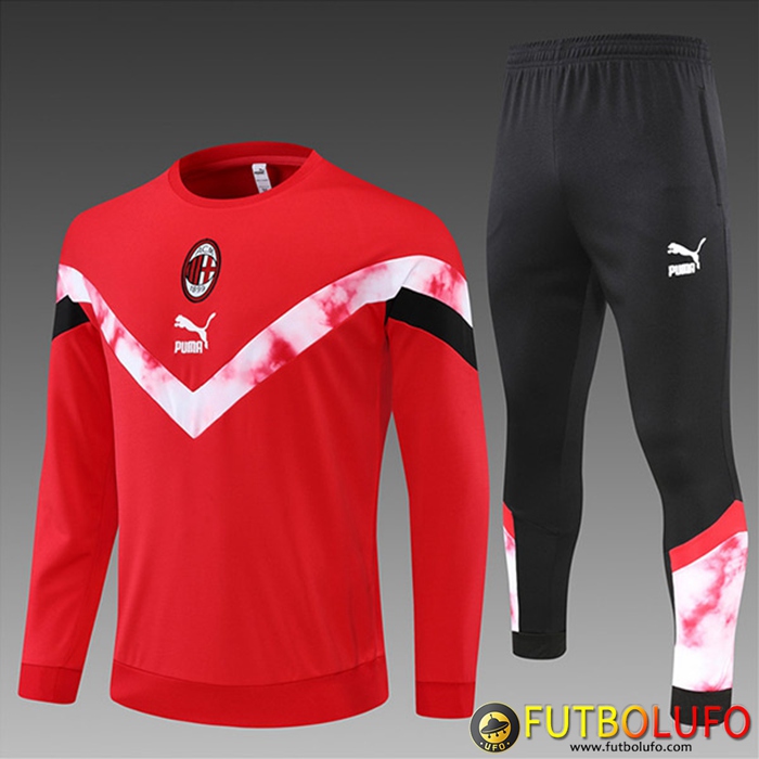 Chandal Equipos De Futbol AC Milan Ninos Rojo 2022/2023