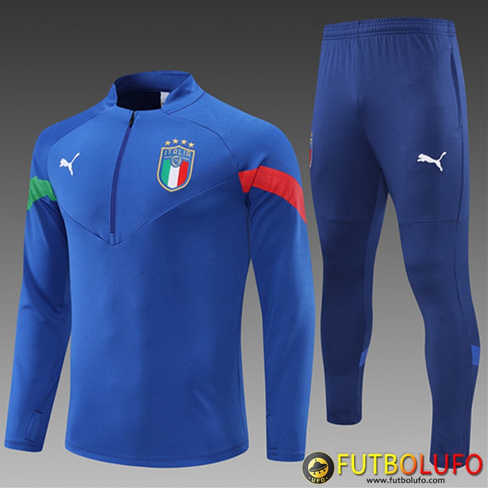 Chandal Equipos De Futbol Italia Ninos Azul 2022/2023