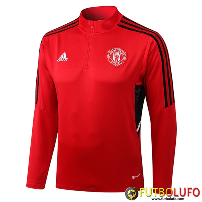 Sudadera De Entrenamiento Manchester United Rojo/Negro 2022/2023