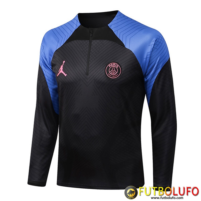 Sudadera De Entrenamiento Jordan PSG Negro/Azul 2022/2023