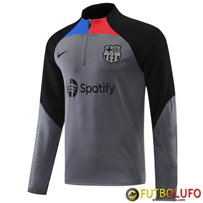 Sudadera De Entrenamiento FC Barcelona Gris 2022/2023