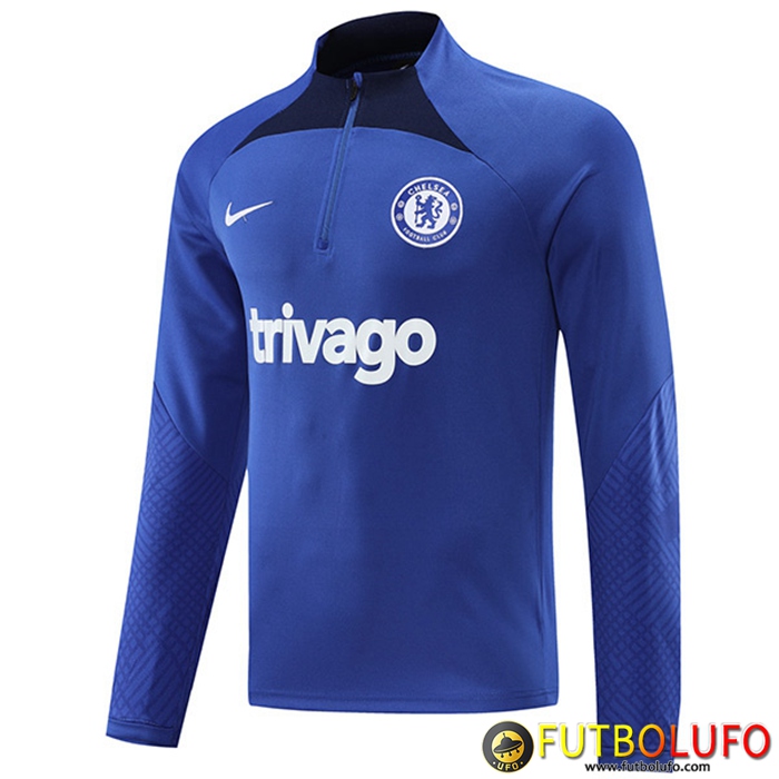 Sudadera De Entrenamiento FC Chelsea Azul/Negro 2022/2023