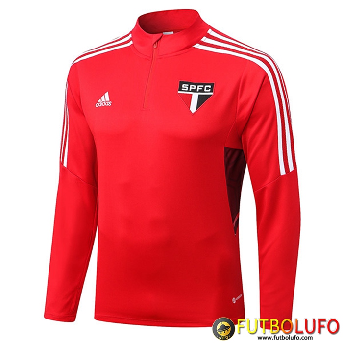 Sudadera De Entrenamiento Sao Paulo FC Rojo 2022/2023