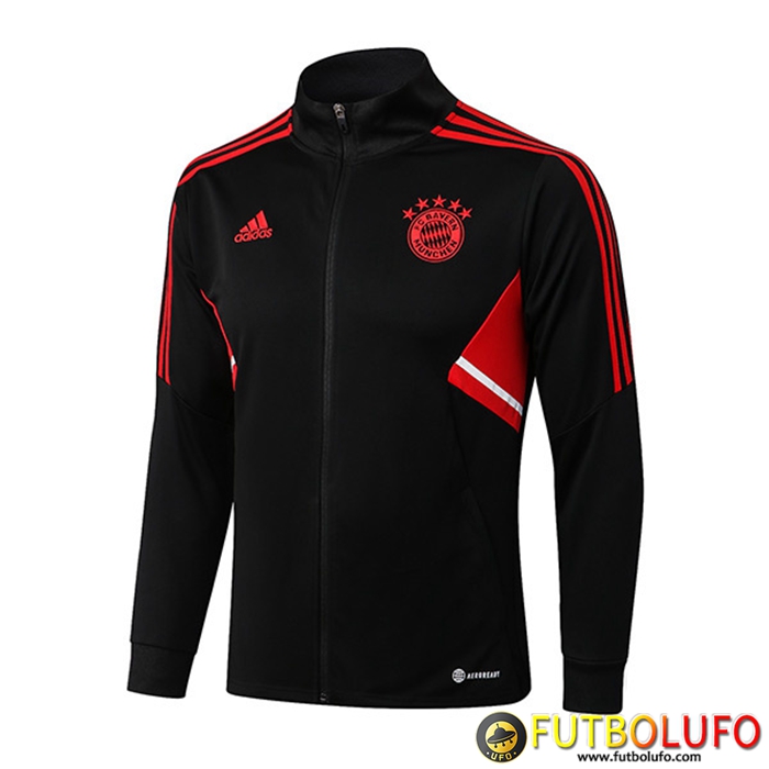 Chaquetas Futbol Bayern Munich High Collar Negro 2022/2023