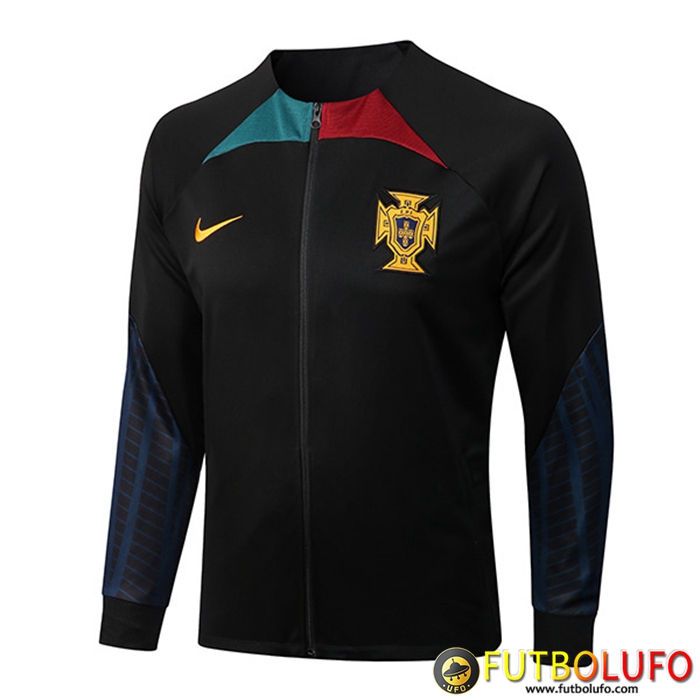 Chaquetas Futbol Portugal Negro 2022/2023