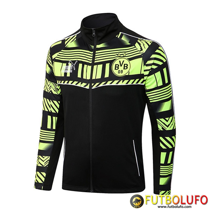 Chaquetas Futbol Dortmund Negro/Amarillo 2022/2023