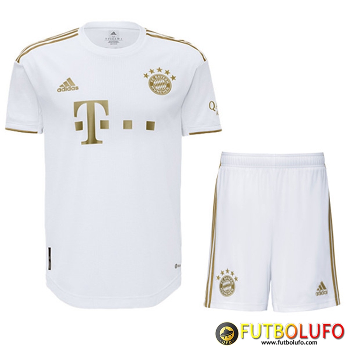 Nueva Camisetas De Futbol Bayern Munich Ninos Segunda 2022/2023