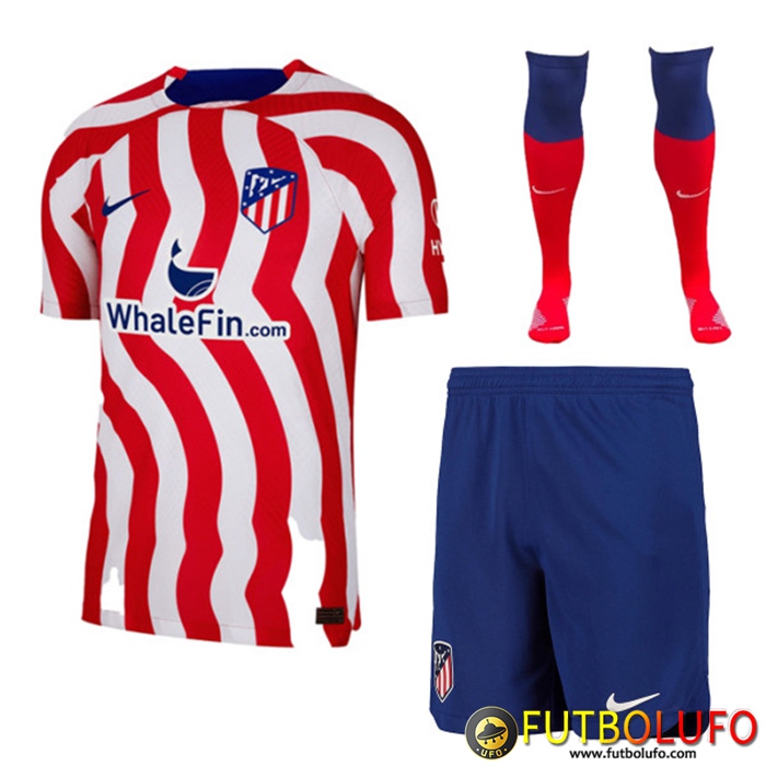Camisetas De Futbol Atletico Madrid Primera (Cortos + Calcetines) 2022/2023