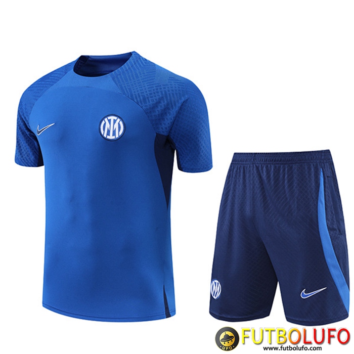 Camiseta Entrenamiento + Cortos Inter Milan Azul 2022/2023