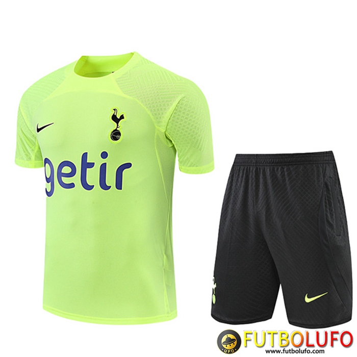 Camiseta Entrenamiento + Cortos Tottenham Hotspur Verde 2022/2023
