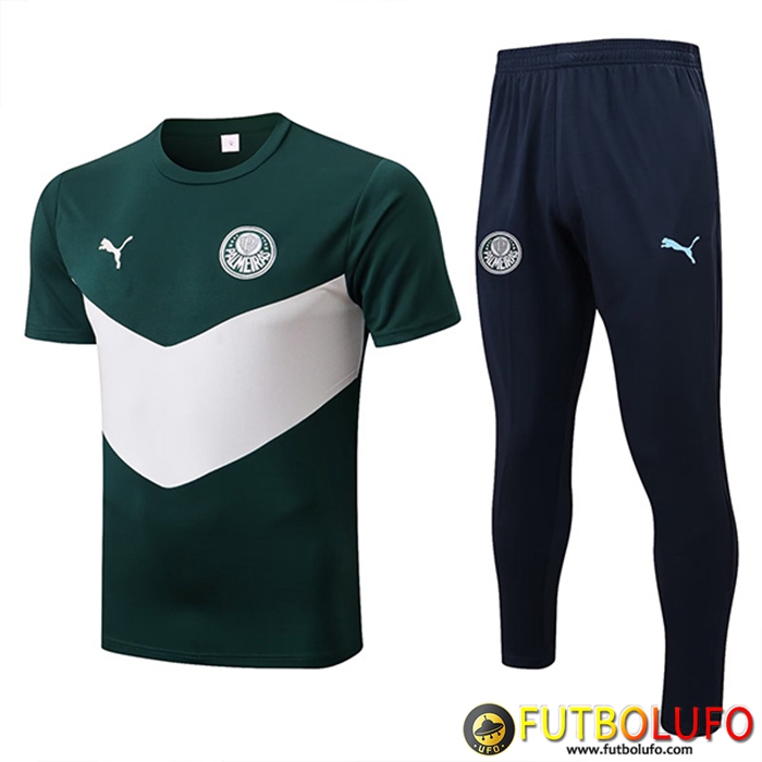 Camiseta Entrenamiento + Pantalones Palmeiras Verde 2022/2023