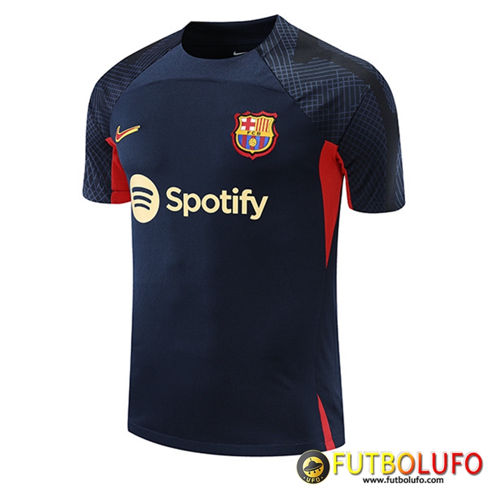 Camiseta Entrenamiento FC Barcelona Azul marino/Rojo 2022/2023