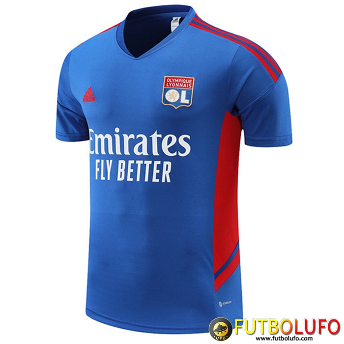 Camiseta Entrenamiento Lyon Azul 2022/2023