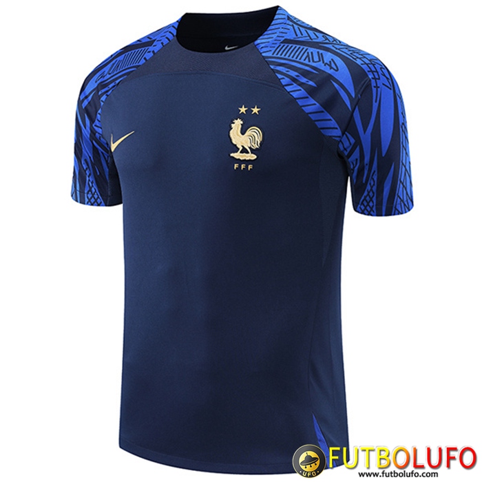 Camiseta Entrenamiento Francia Azul marino 2022/2023