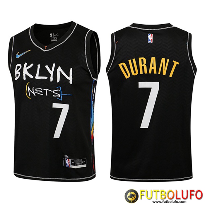 Camisetas Brooklyn Nets (DURANT #7) Negro