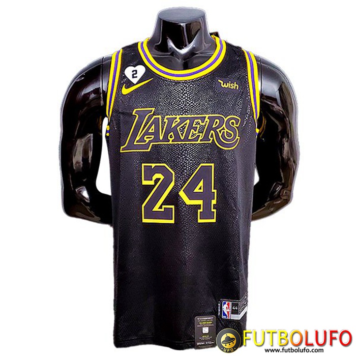 Camisetas Los Angeles Lakers (BRYANT #34) Negro