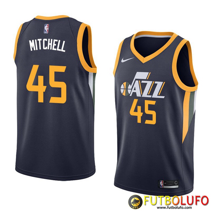 Camisetas Utah Jazz (MITCHELL #45) Negro