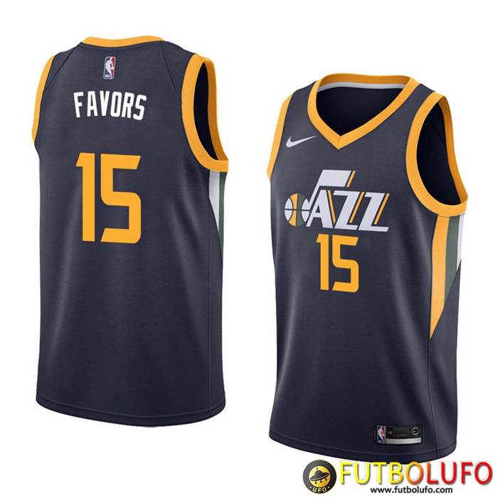 Camisetas Utah Jazz (FAVORS #15) Negro