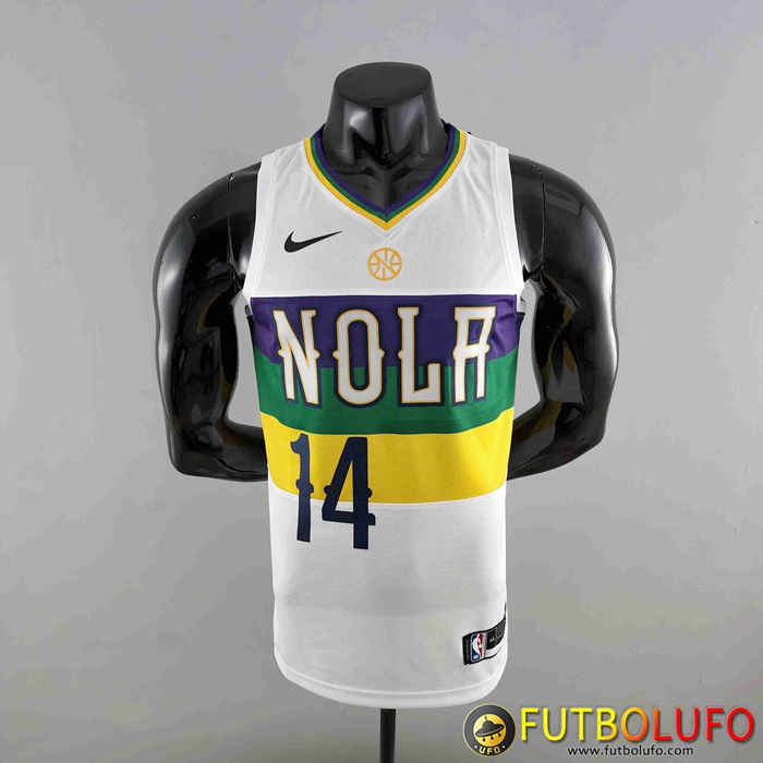 Camisetas New Orleans Pelicans (INGRAM #14) Blanco Urban Edition