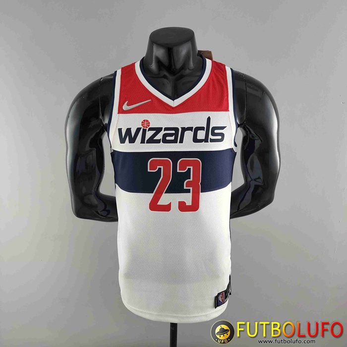 Camisetas Washington Wizards (JORDAN #23) Negro/Rojo/Blanco 75th Anniversary