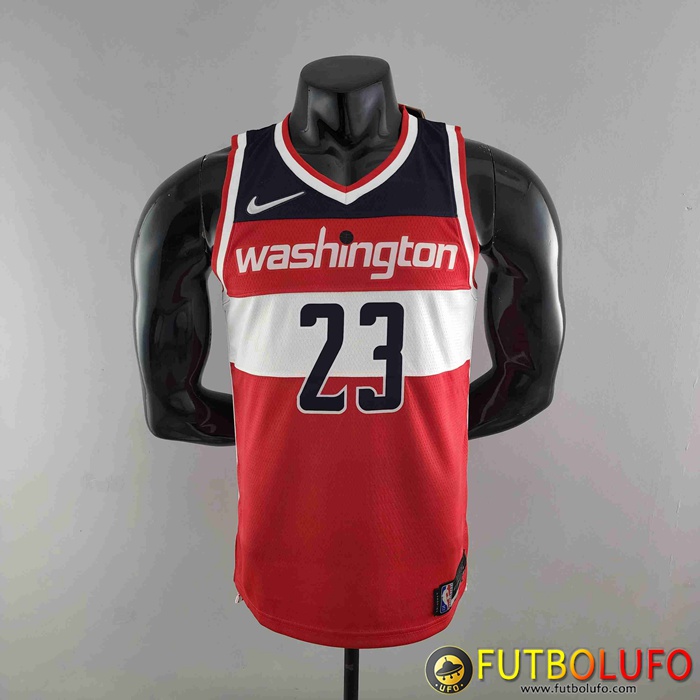 Camisetas Washington Wizards (JORDAN #23) Rojo/Blanco/Azul 75th Anniversary