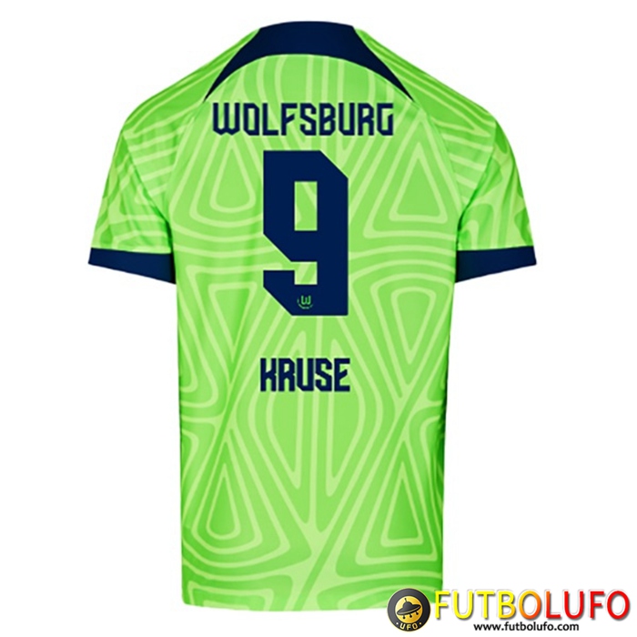 Camisetas De Futbol Vfl Wolfsburg (KRUSE #9) 2022/23 Primera