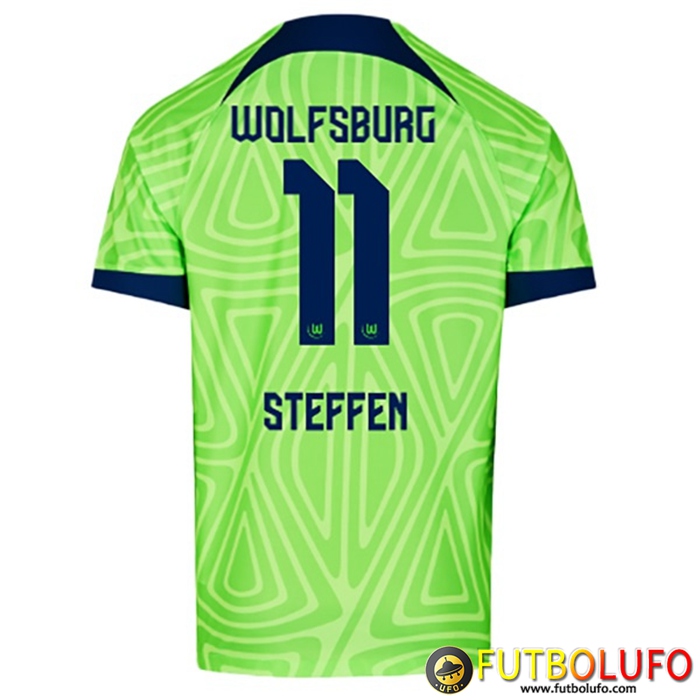 Camisetas De Futbol Vfl Wolfsburg (STEFFEN #11) 2022/23 Primera