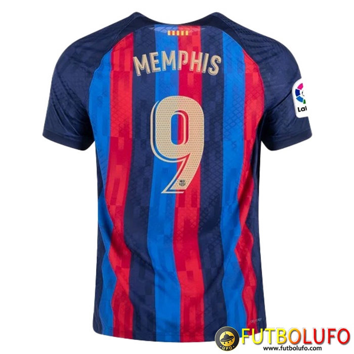 Camisetas De Futbol FC Barcelona (MEMPHIS #9) 2022/23 Primera