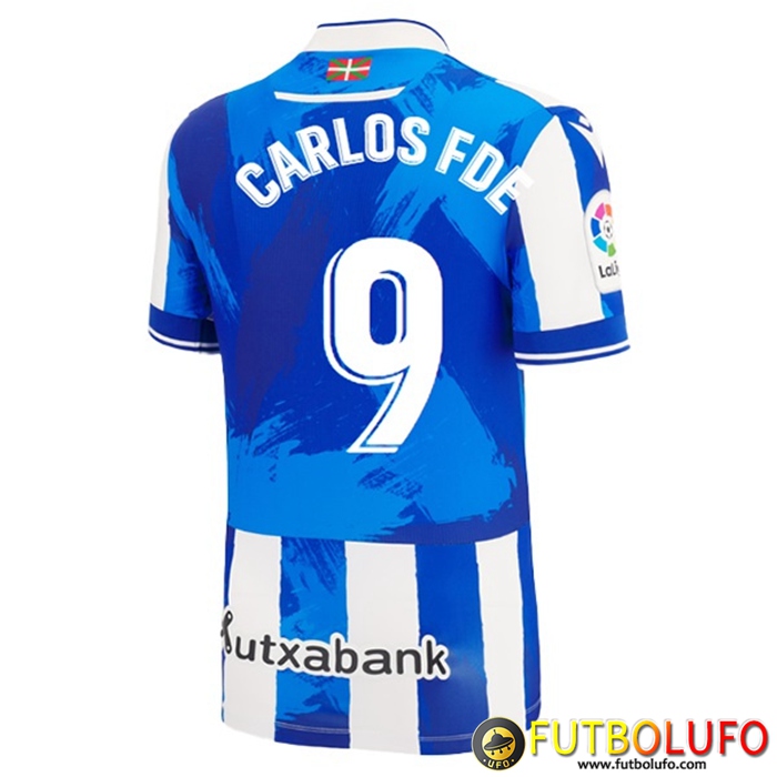 Camisetas De Futbol Real Sociedad (CARLOS FDEZ #9) 2022/23 Primera